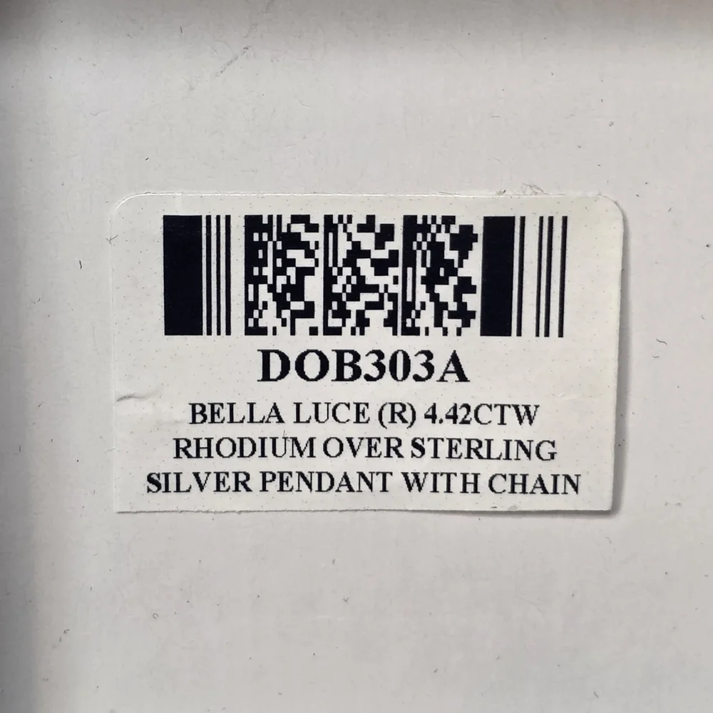 4.42ct Moissanite Stone Pendant With Rhodium Over 925 Sterling Silver Necklace - Picture 4 of 6